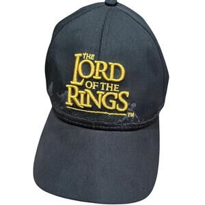 The Lord of the Rings – Adjustable Embroidered Black Cotton Baseball Cap 56cm